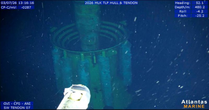 Deep-water MINI ROV inspection frame of SW Tendon 07
