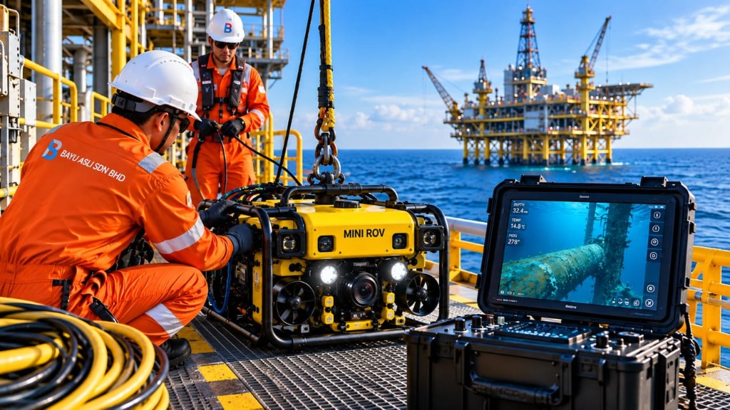MINI ROV services · Platform inspection